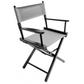 Table Height (18″) Director’s Chair – Black Finish