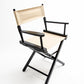 Table Height (18″) Director’s Chair – Black Finish
