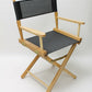 Table Height (18″) Director’s Chair – Natural Finish