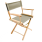 Table Height (18″) Director’s Chair – Natural Finish
