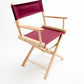 Table Height (18″) Director’s Chair – Natural Finish