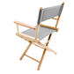Table Height (18″) Director’s Chair – Natural Finish