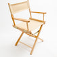 Table Height (18″) Director’s Chair – Natural Finish