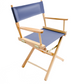 Table Height (18″) Director's Chair - Contemporary - Natural Finish