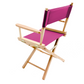 Table Height (18″) Director’s Chair – Natural Finish