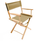 Table Height (18″) Director’s Chair – Natural Finish