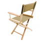 Table Height (18″) Director’s Chair – Natural Finish
