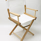 Table Height (18″) Director’s Chair – Natural Finish