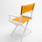 Table Height (18″) Director’s Chair – White Finish