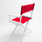 Table Height (18″) Director’s Chair – White Finish