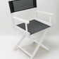 Table Height (18″) Director’s Chair – White Finish