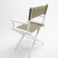 Table Height (18″) Director’s Chair – White Finish