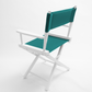 Table Height (18″) Director’s Chair – White Finish