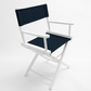 Table Height (18″) Director’s Chair – White Finish