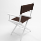 Table Height (18″) Director’s Chair – White Finish
