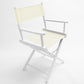 Table Height (18″) Director’s Chair – White Finish