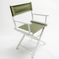 Table Height (18″) Director’s Chair – White Finish