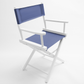 Table Height (18″) Director’s Chair – White Finish