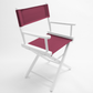 Table Height (18″) Director’s Chair – White Finish