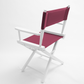 Table Height (18″) Director’s Chair – White Finish