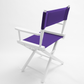 Table Height (18″) Director’s Chair – White Finish
