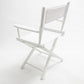 Table Height (18″) Director’s Chair – White Finish