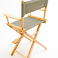 Counter Height (24″) Director’s Chair – Natural Finish