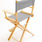 Counter Height (24″) Director’s Chair – Natural Finish