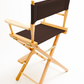 Counter Height (24″) Director’s Chair – Natural Finish