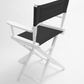 Counter Height (24″) Director’s Chair – White Finish