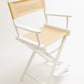 Counter Height (24″) Director’s Chair – White Finish