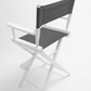 Counter Height (24″) Director’s Chair – White Finish