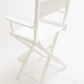 Counter Height (24″) Director’s Chair – White Finish