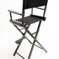 Bar Height (30″) Director’s Chair – Black Finish