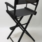 Bar Height (30″) Director’s Chair – Black Finish