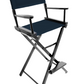 Bar Height (30″) Director’s Chair – Black Finish