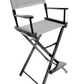 Bar Height (30″) Director’s Chair – Black Finish