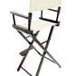 Bar Height (30″) Director’s Chair – Black Finish
