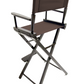 Bar Height (30″) Director’s Chair – Black Finish