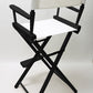 Bar Height (30″) Director’s Chair – Black Finish