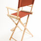 Bar Height (30″) Director’s Chair – Natural Finish