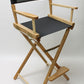 Bar Height (30″) Director’s Chair – Natural Finish