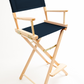 Bar Height (30″) Director’s Chair – Natural Finish