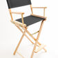 Bar Height (30″) Director’s Chair – Natural Finish