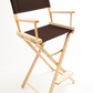 Bar Height (30″) Director’s Chair – Natural Finish