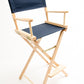 Bar Height (30″) Director’s Chair – Natural Finish