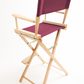 Bar Height (30″) Director’s Chair – Natural Finish
