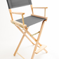 Bar Height (30″) Director’s Chair – Natural Finish