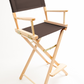 Bar Height (30″) Director’s Chair – Natural Finish