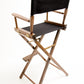 Bar Height (30″) Director’s Chair – Walnut Finish